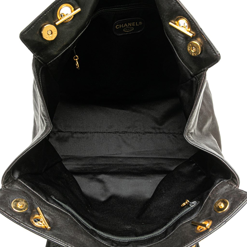 Chanel Quilted Lambskin Tassel Chain Shoulder Bag - 4