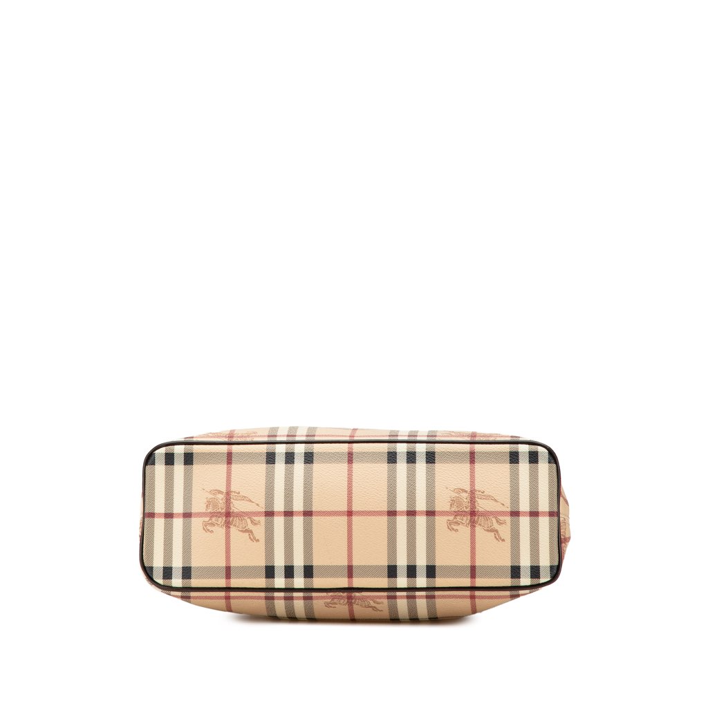 Burberry Haymarket Check Coated Canvas Tote - 3