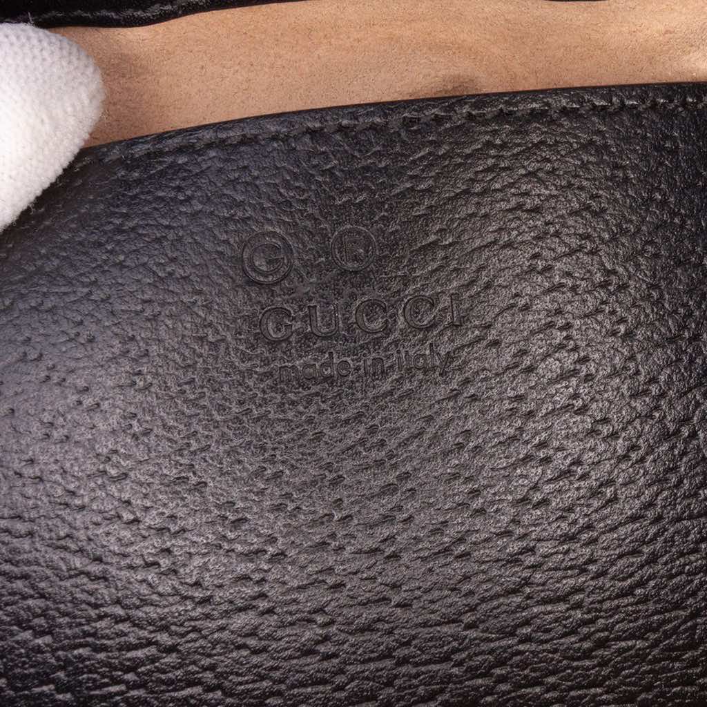 Gucci Small Leather Web Ophidia Satchel - 5