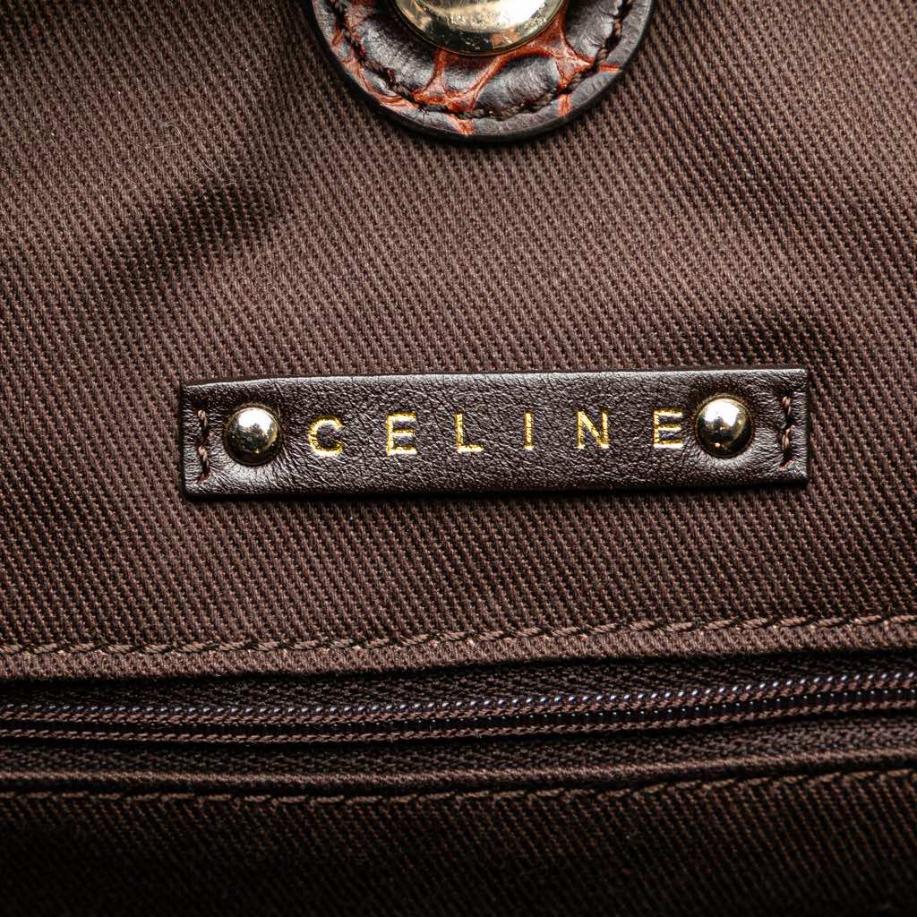 Celine Macadam Canvas Tote - Side view