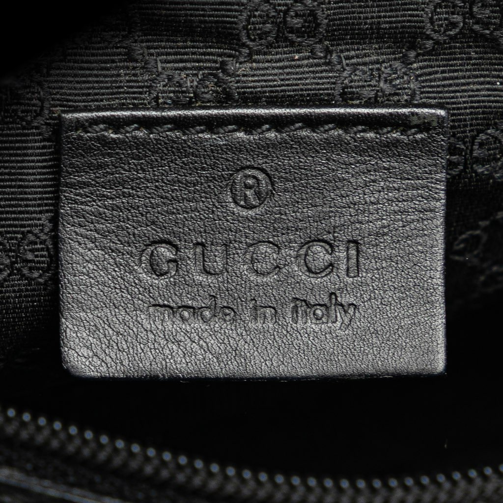 Gucci Denim Web Shoulder Bag - Side view