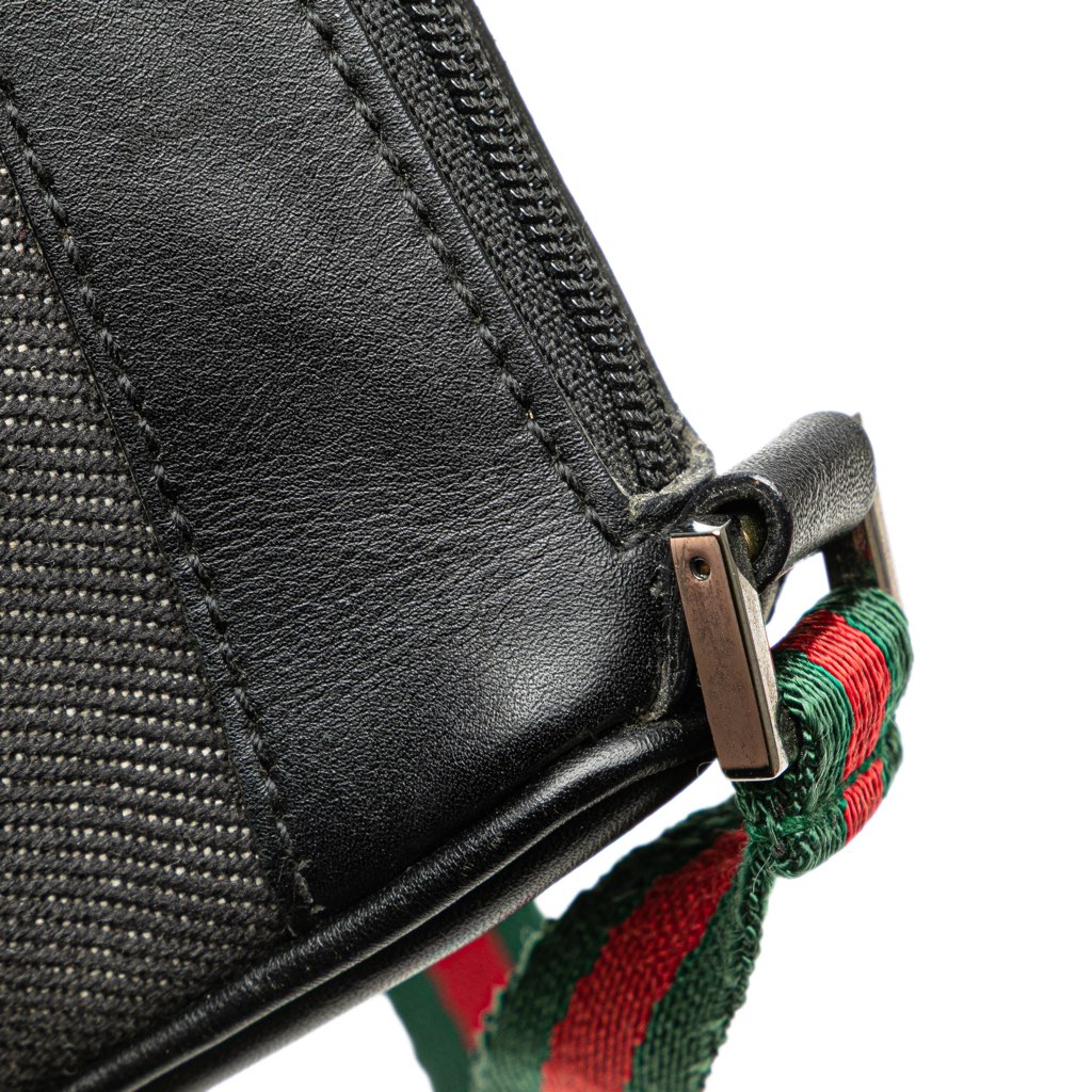 Gucci Denim Web Shoulder Bag - Image 12