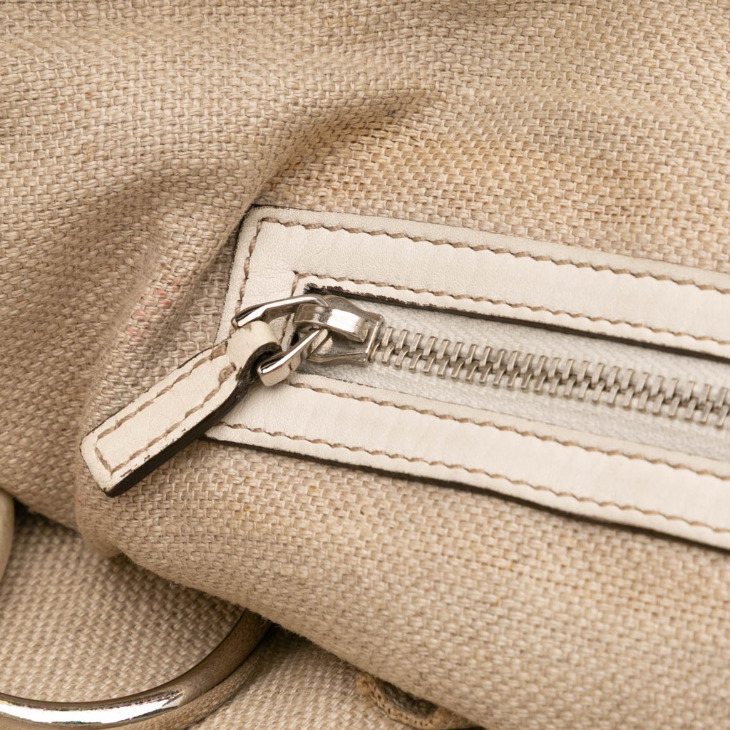 Gucci Large GG Canvas Icon Bit Satchel - Detail 2