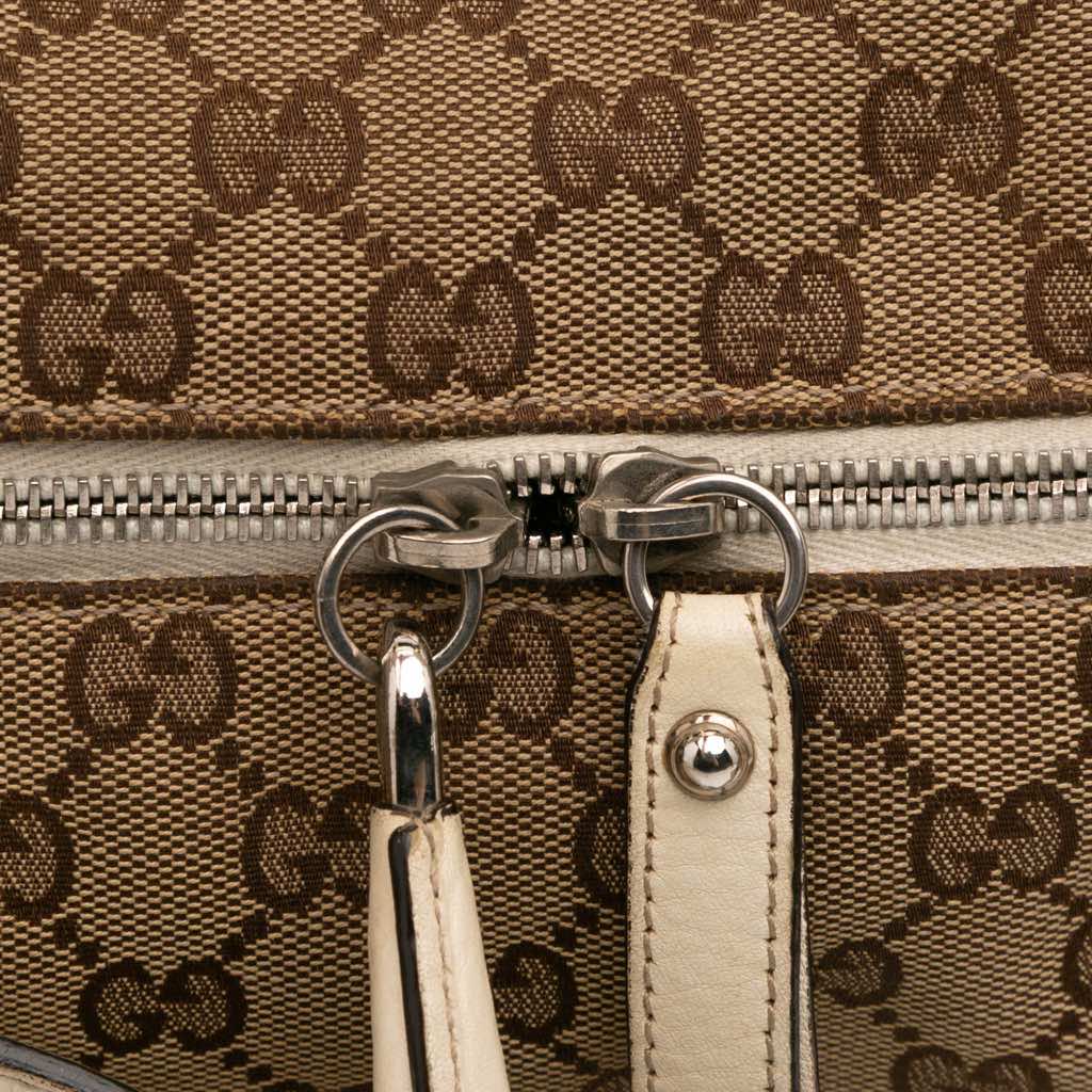 Gucci Large GG Canvas Icon Bit Satchel - Image 10