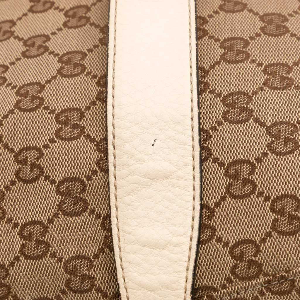 Gucci Large GG Canvas Icon Bit Satchel - Image 12