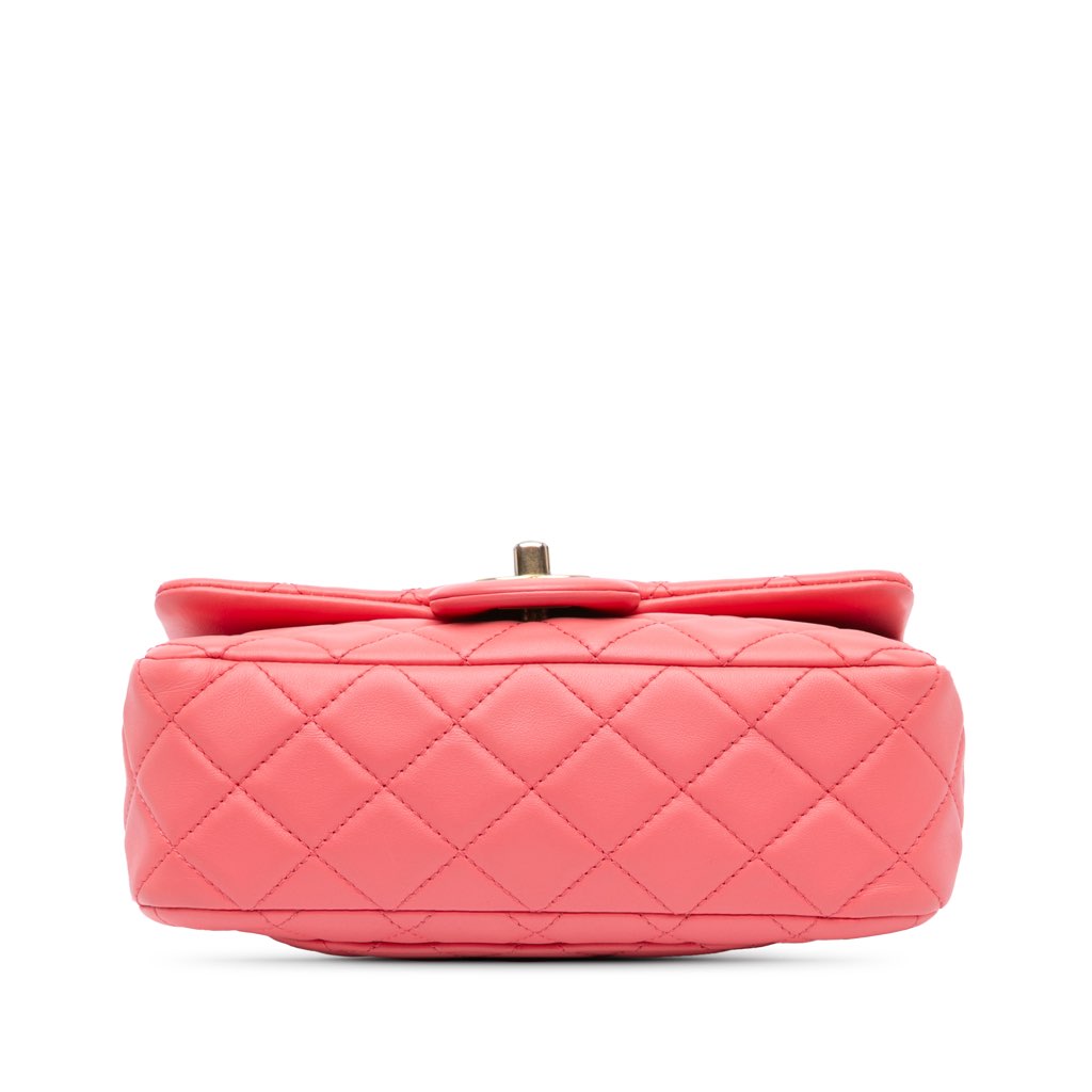 Chanel Mini Rectangular Classic Lambskin Pearl Crush Single Flap - Image 6
