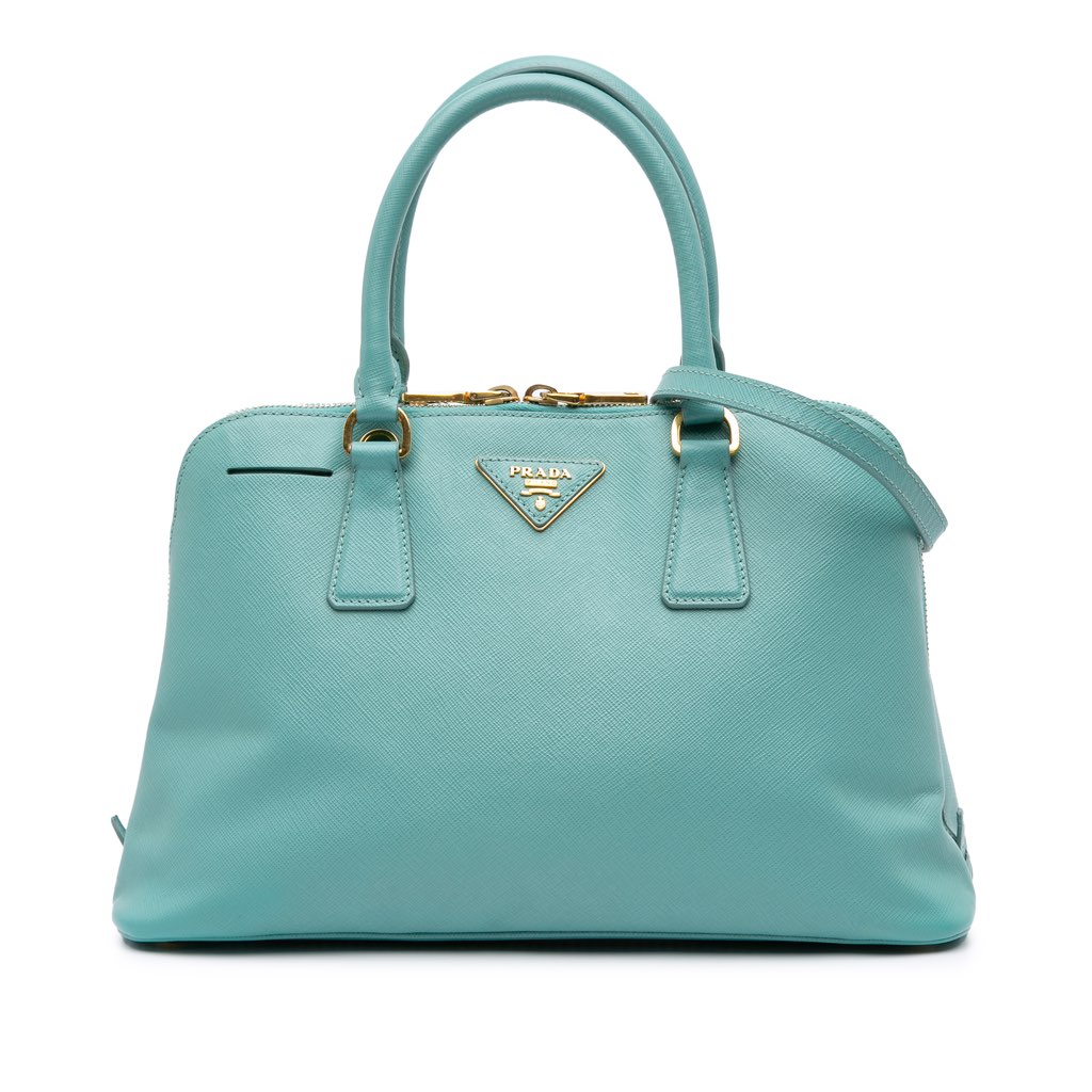 Prada Medium Saffiano Lux Promenade Satchel