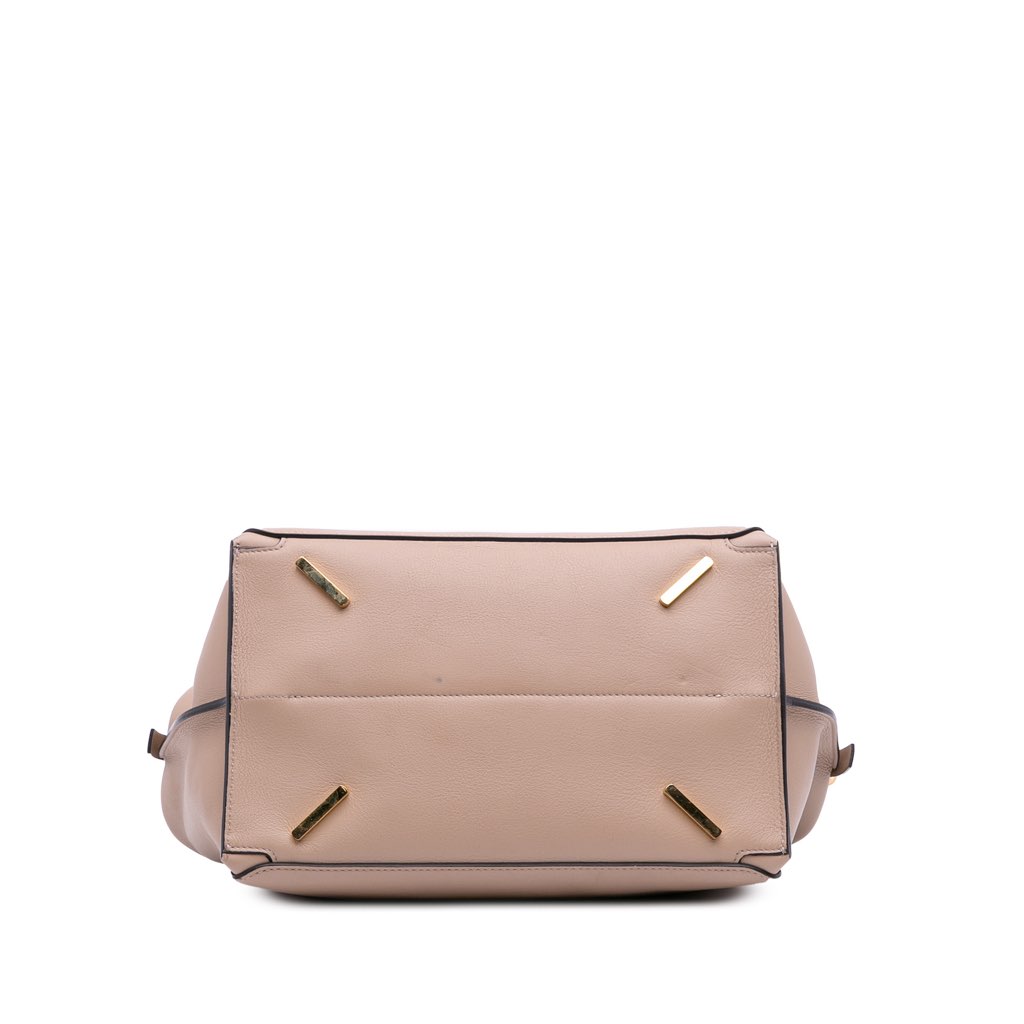 Loewe Anagram Leather Zipper Bag - Image 6