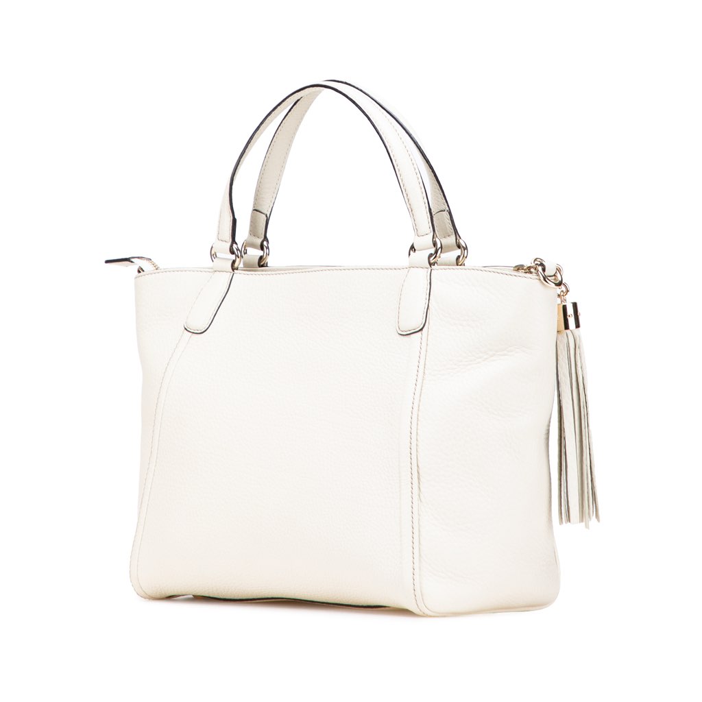 Gucci Small Pebbled Leather Soho Cellarius Satchel - 2