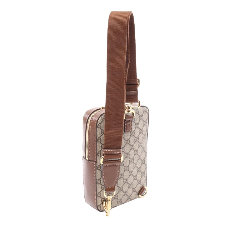 Gucci GG Supreme Interlocking G Sling Bag - 2
