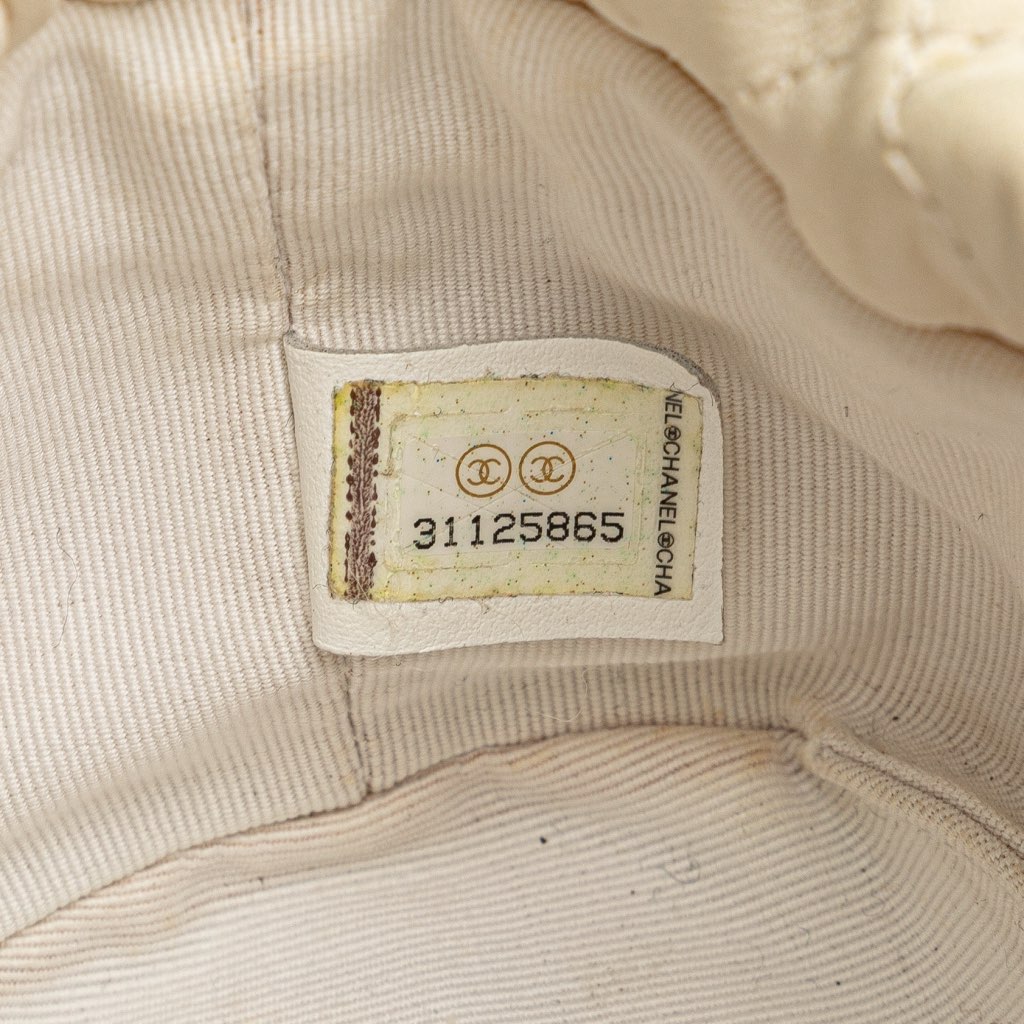 Chanel Mini Quilted Lambskin About Pearls Drawstring Bucket Bag - Detail 1