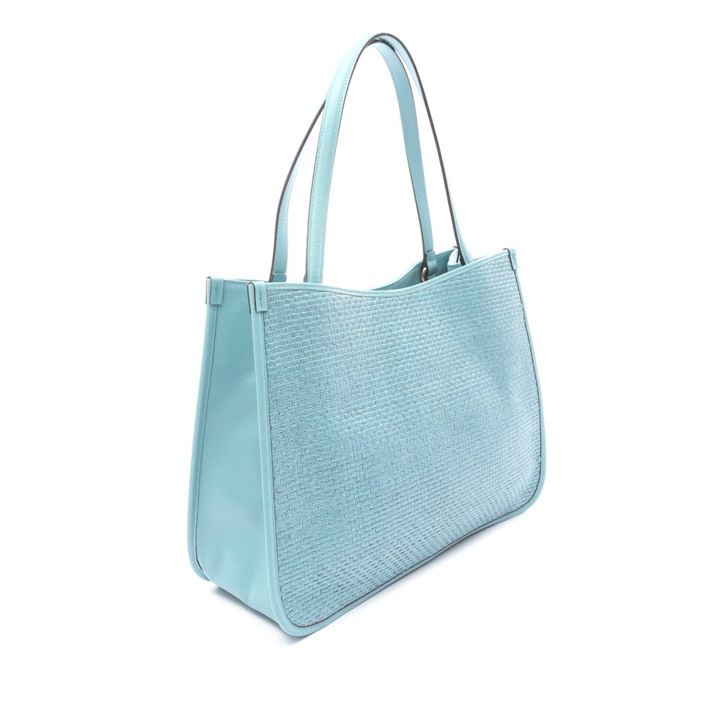 Gucci Medium Straw Horsebit 1955 Tote - 2