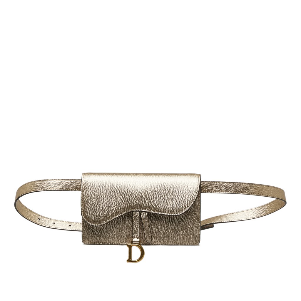 Dior Leather Saddle Belt Pouch