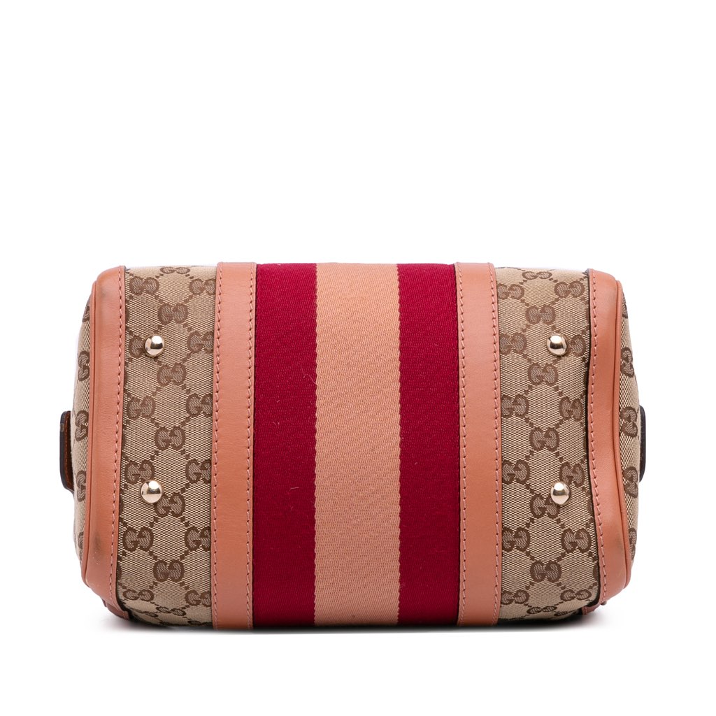 Gucci Small GG Canvas Web Joy Boston Bag - 3