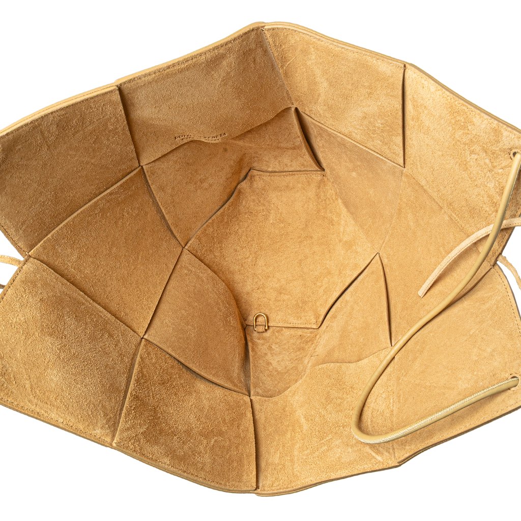 Bottega Veneta Maxi Suede Intrecciato Flower Basket Tote - 4