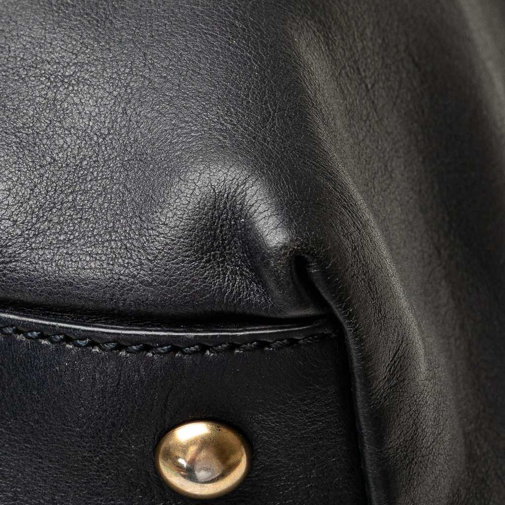 Gucci Medium Leather Web Rania Convertible Tote - Image 12