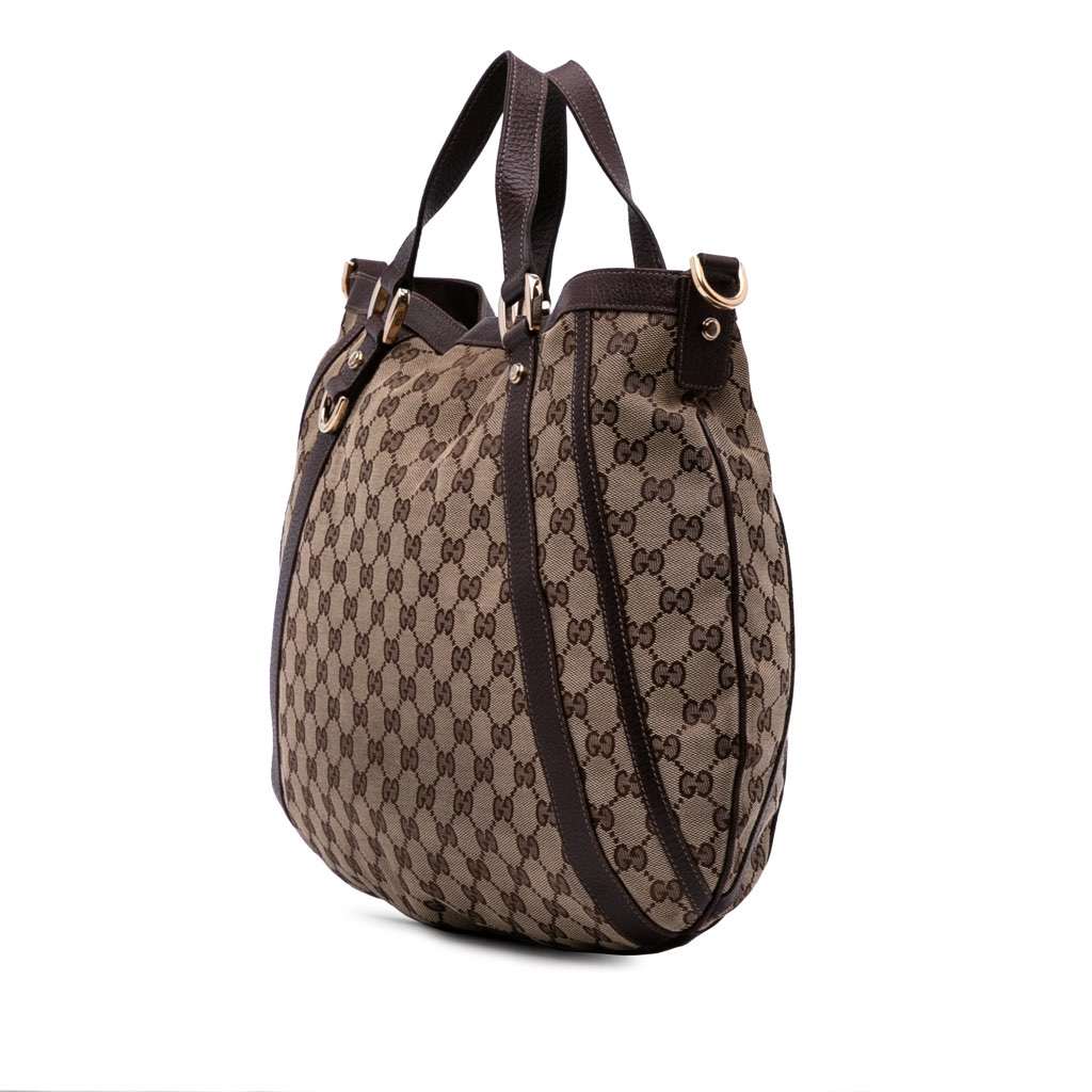 Gucci GG Canvas Abbey D Ring Convertible Satchel - 2
