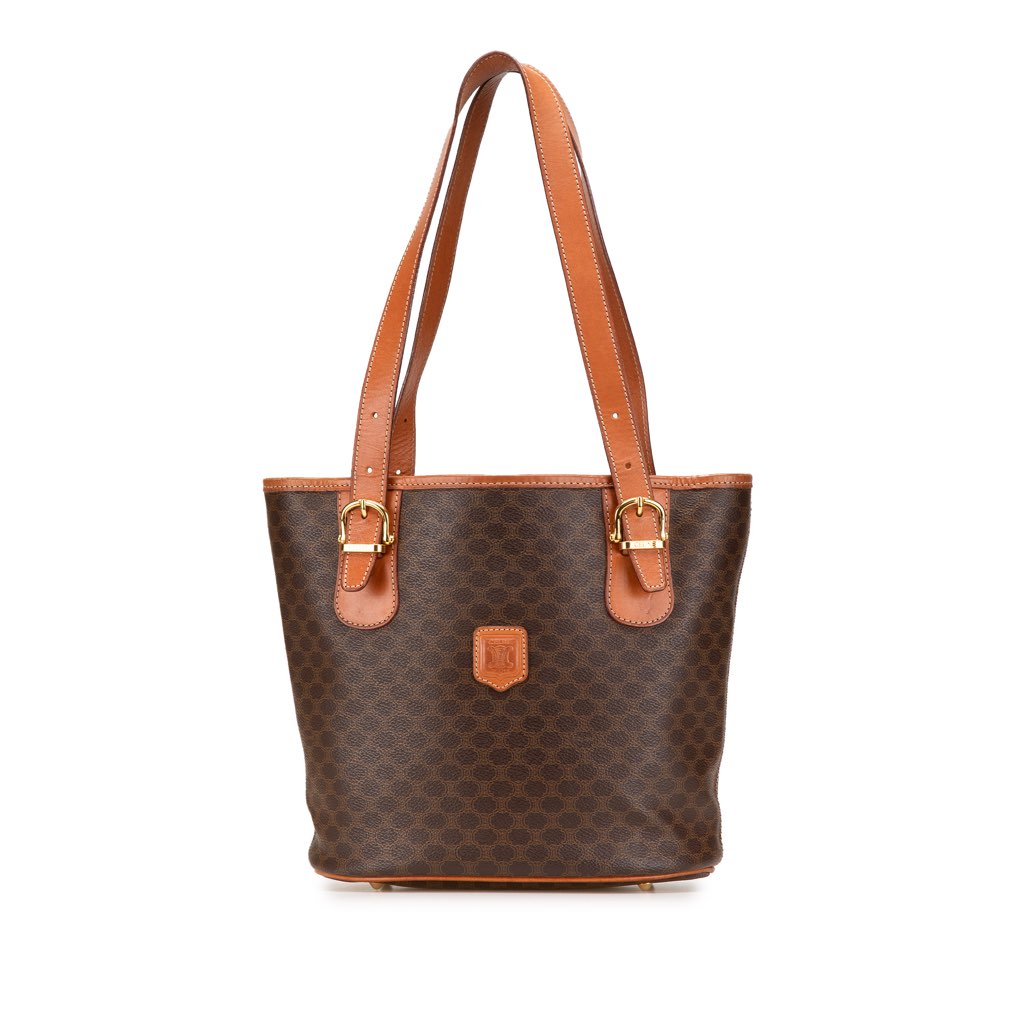 Celine Macadam Coated Canvas Tote