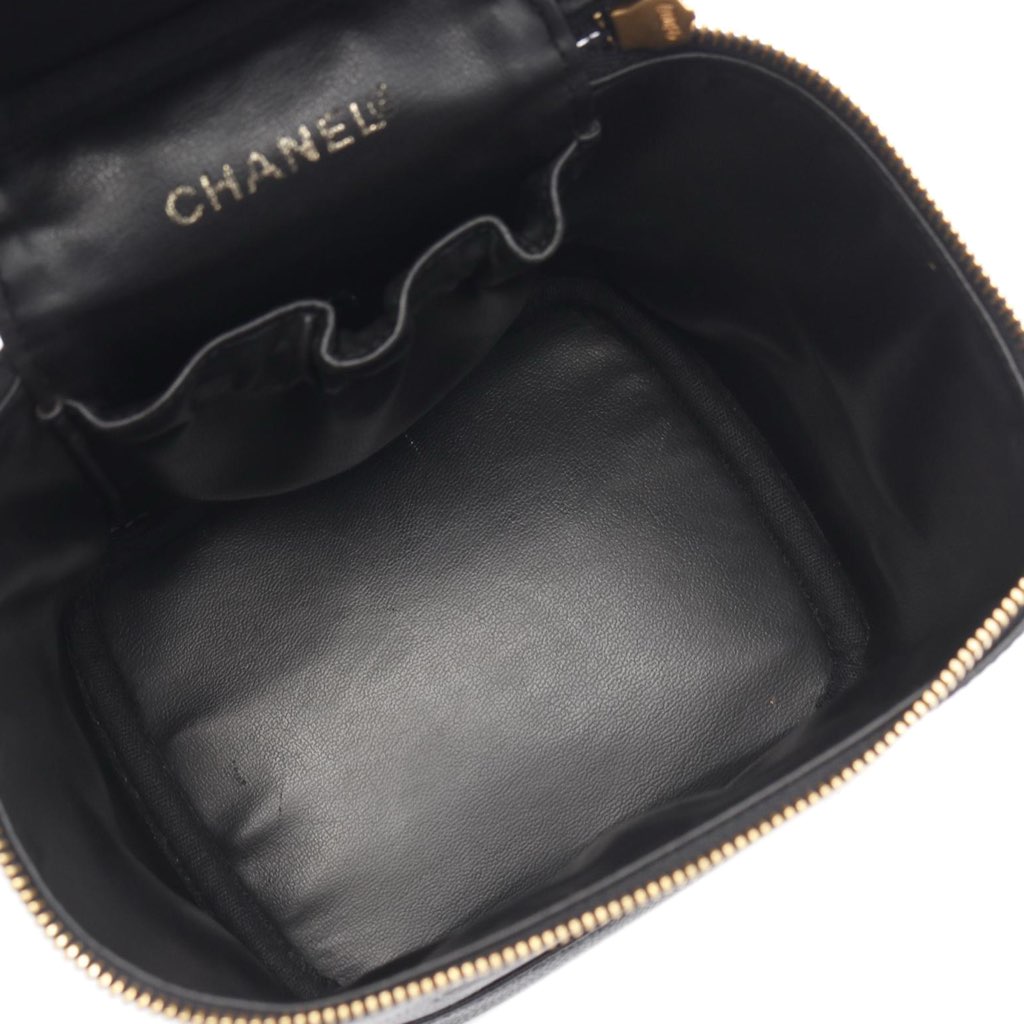Chanel CC Caviar Vanity Case - Image 6