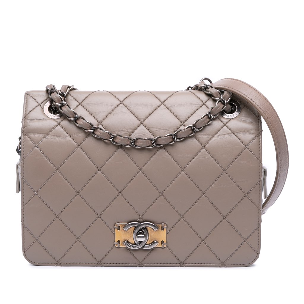 Chanel Quilted Calfskin Day Trip Flap