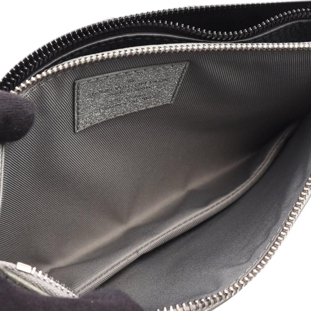 Louis Vuitton Damier Glitter Taurillon In The Loop Trio Pouch - Side view