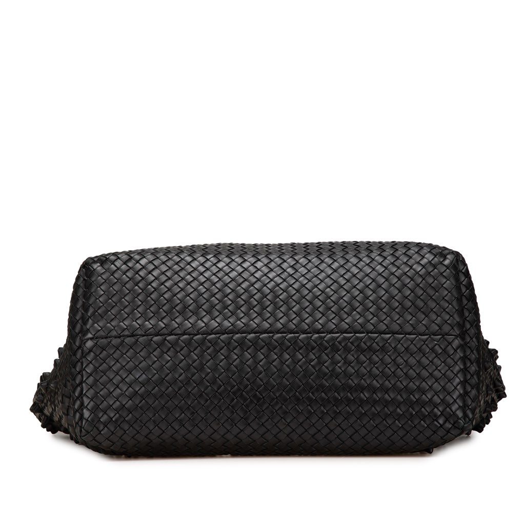 Bottega Veneta Limited Edition Large Lambskin Intreccio Knotted Cabat Tote - 3