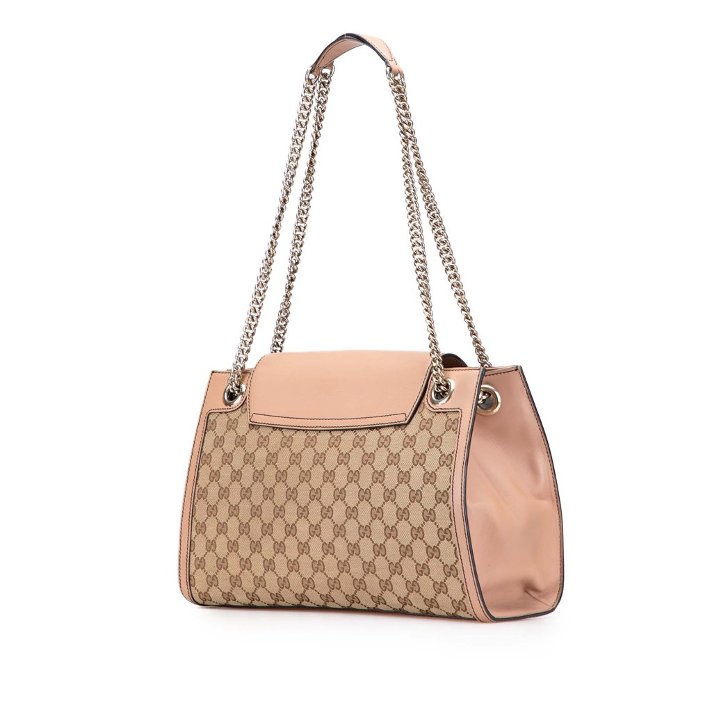 Gucci Large GG Canvas Emily Shoulder Bag - Back view
