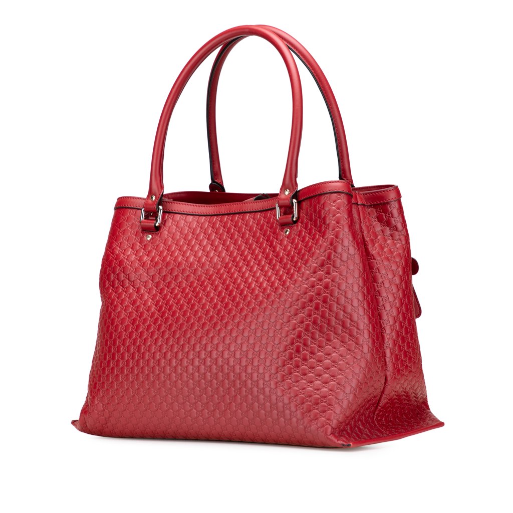 Gucci Large Microguccissima Satchel - Back view