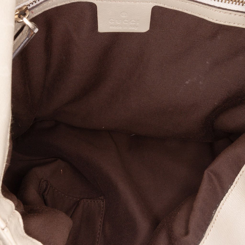 Gucci Medium GG Canvas Bamboo Indy Hobo - 4