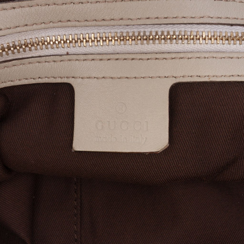 Gucci Medium GG Canvas Bamboo Indy Hobo - 5