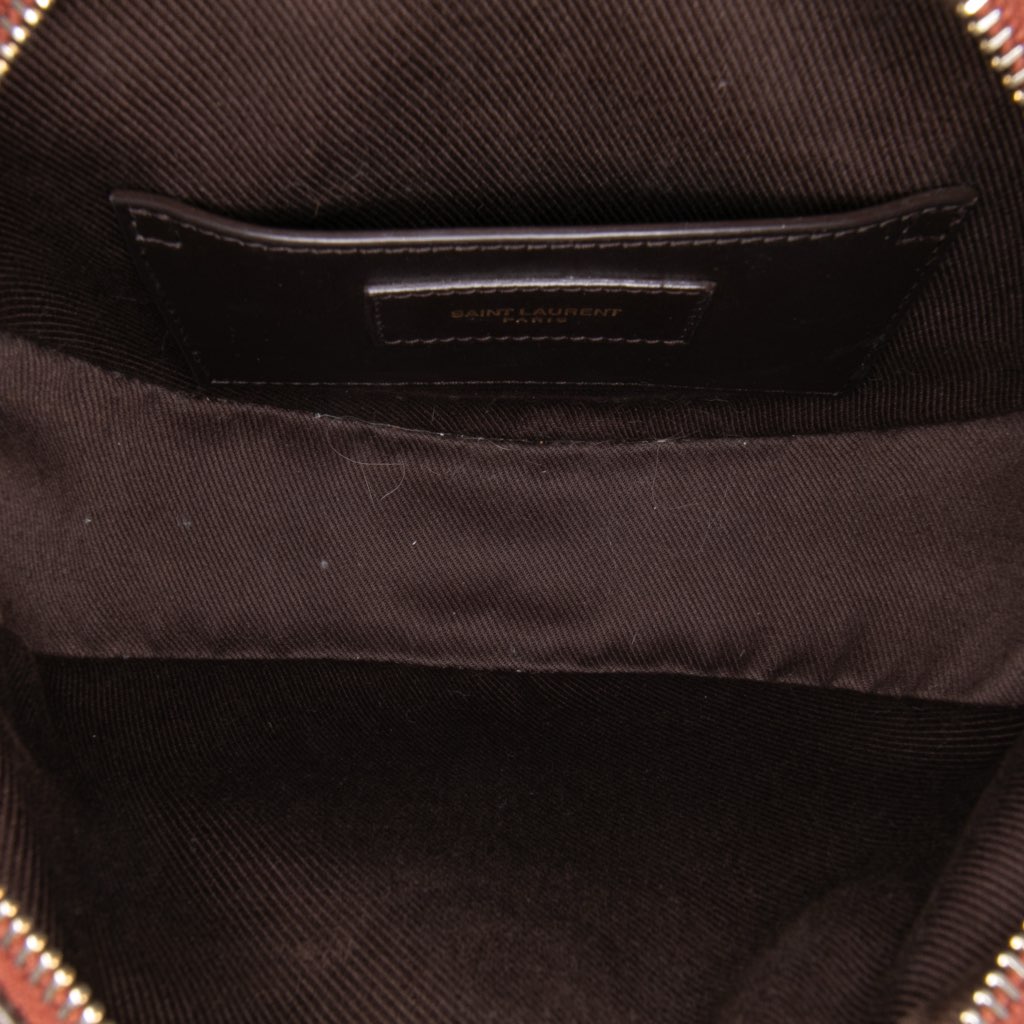 Saint Laurent Coated Canvas Le Monogramme Coeur Crossbody - 4