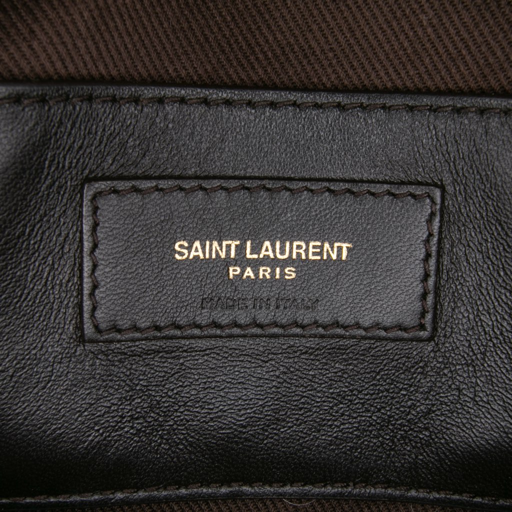 Saint Laurent Coated Canvas Le Monogramme Coeur Crossbody - 5