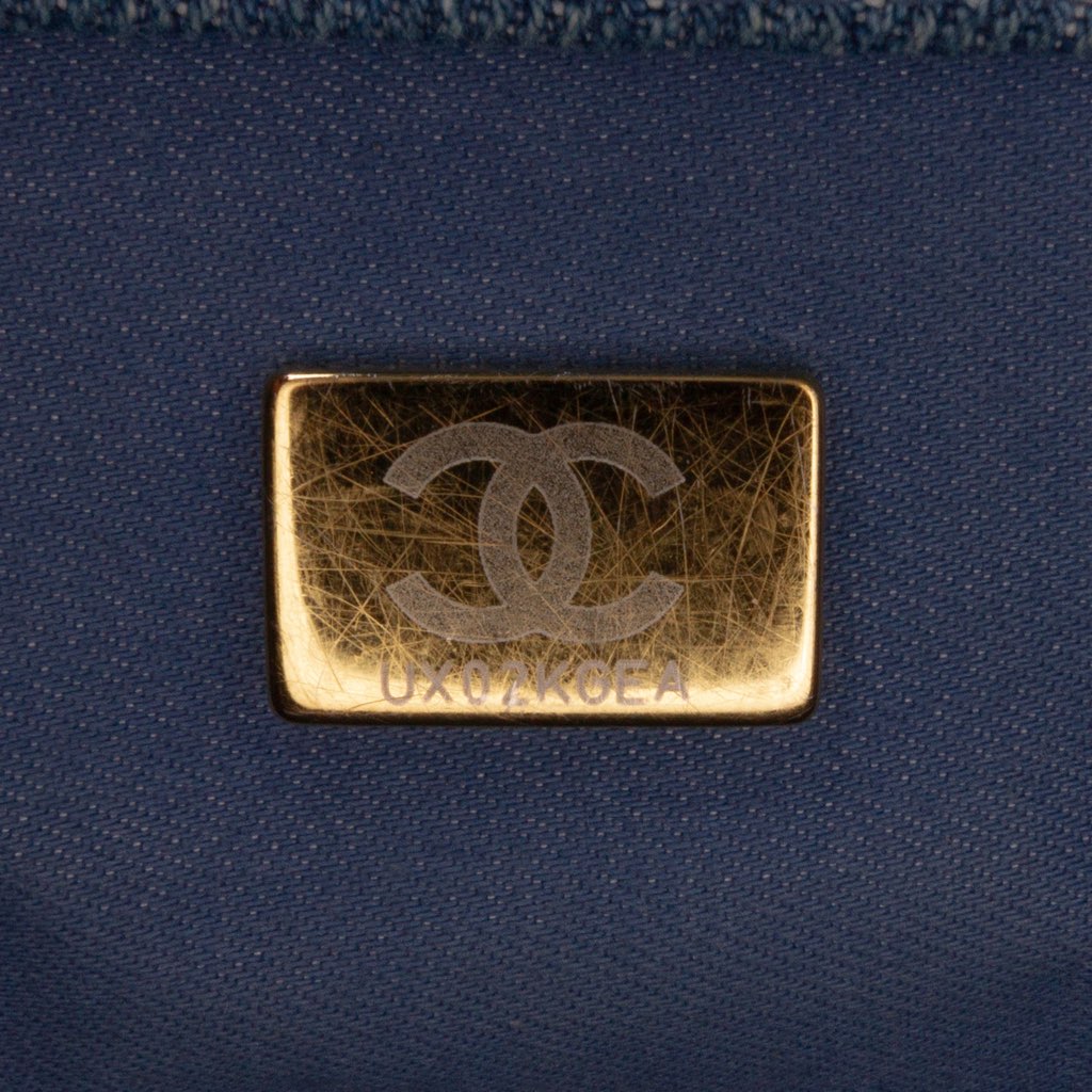 Chanel Mini Rectangular Quilted Denim Mood Flap - Detail 1