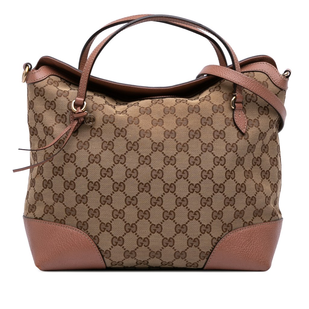 Gucci Medium GG Canvas Bree Satchel