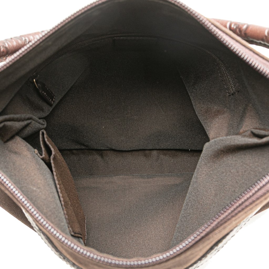 Gucci Guccissima Trimmed Canvas Shoulder Bag - 4