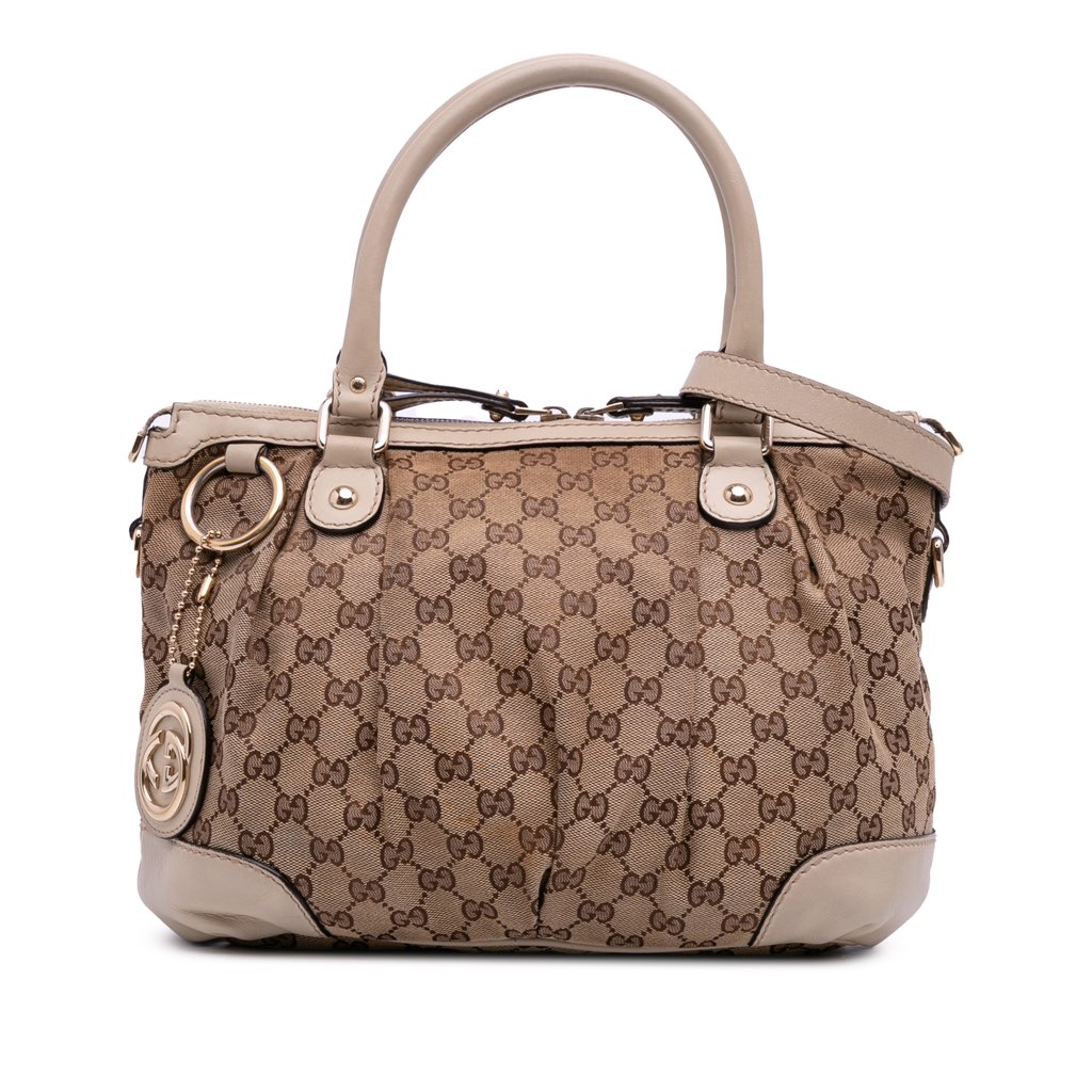 Gucci GG Canvas Sukey Satchel