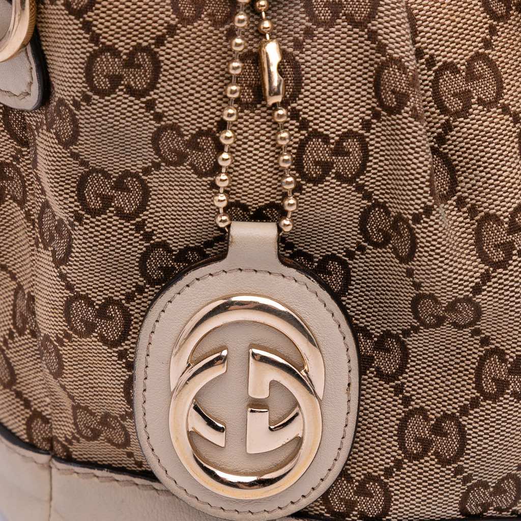 Gucci GG Canvas Sukey Satchel - Image 10