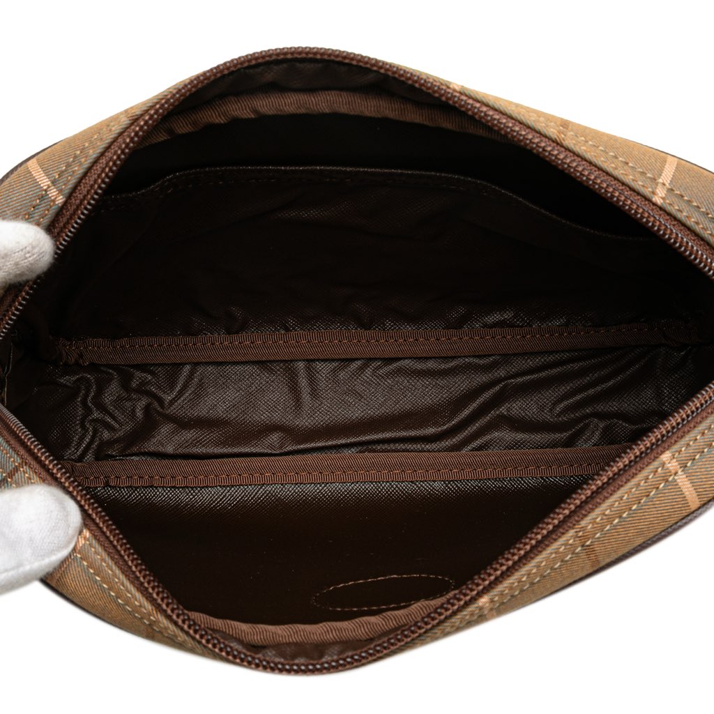 Burberry Vintage Check Canvas Clutch - 4