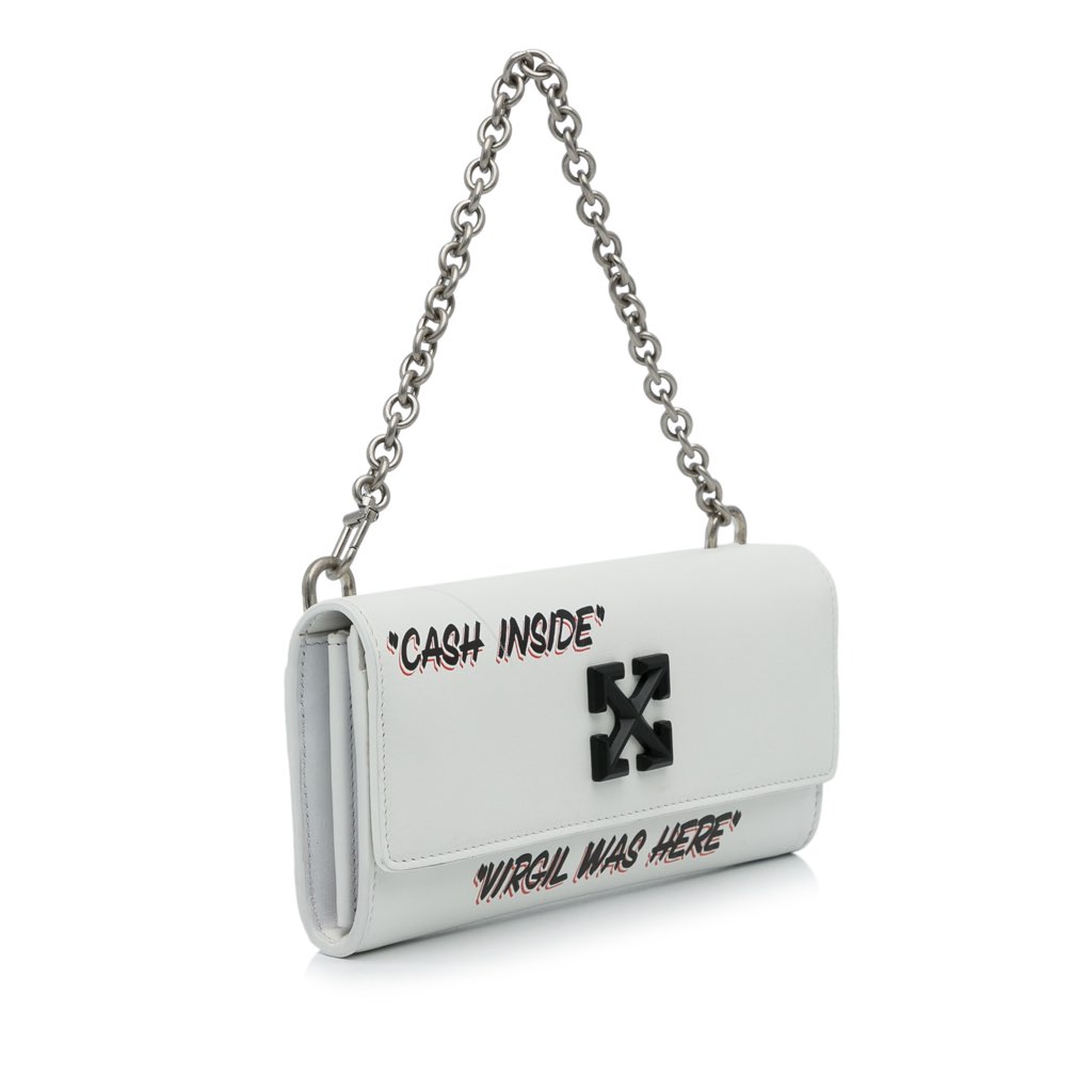 Off-white Jitney Quote Wallet on Chain - 2