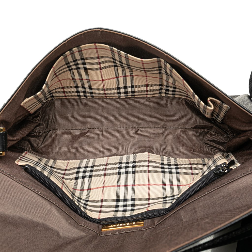 Burberry Leather Shoulder Bag - 4