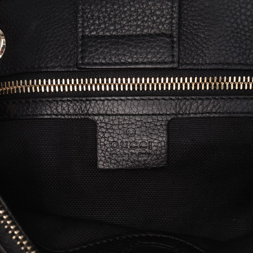 Gucci Medium Calfskin Bamboo Shopper Satchel - 5