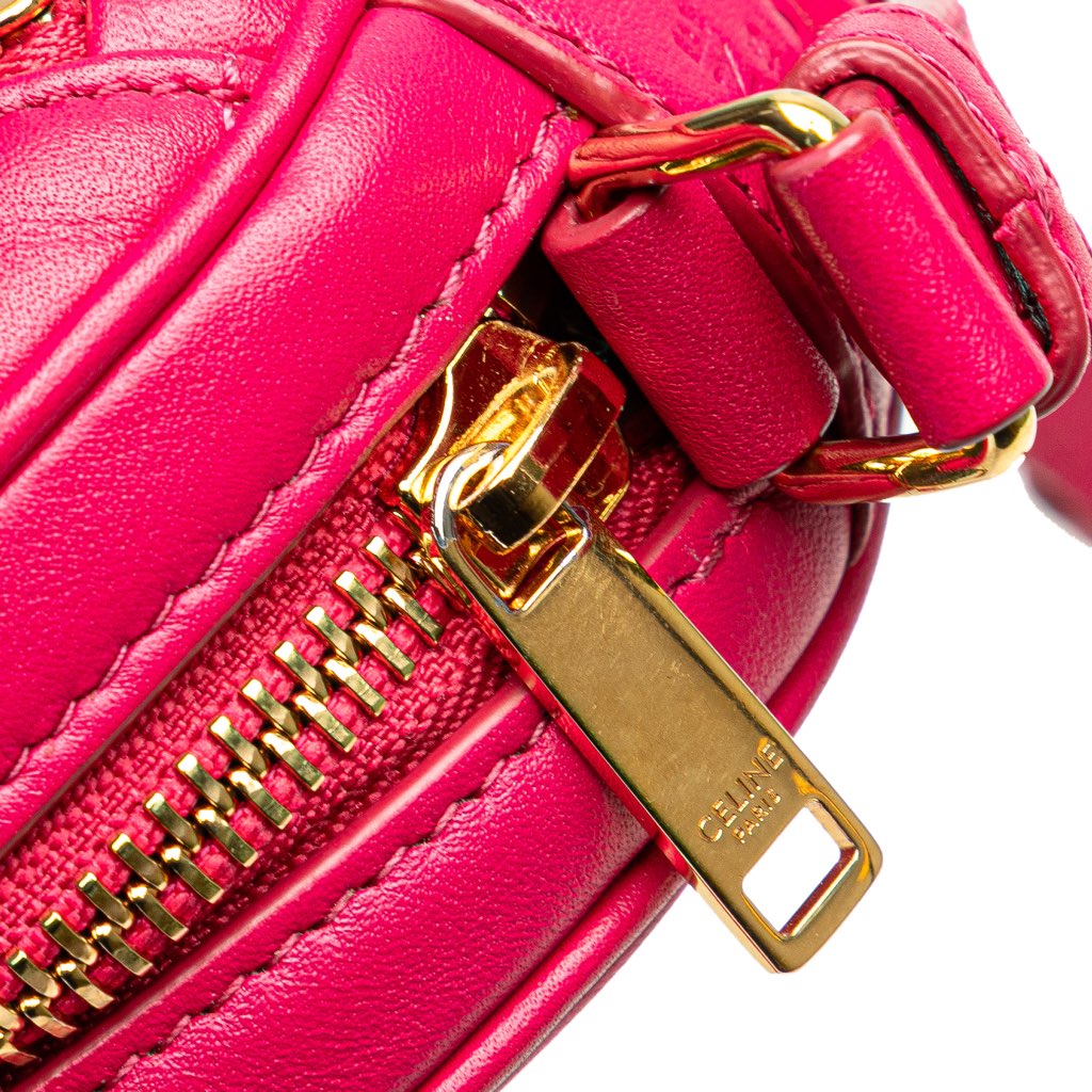 Celine Quilted Calfskin C Charm Crossbody - Image 10