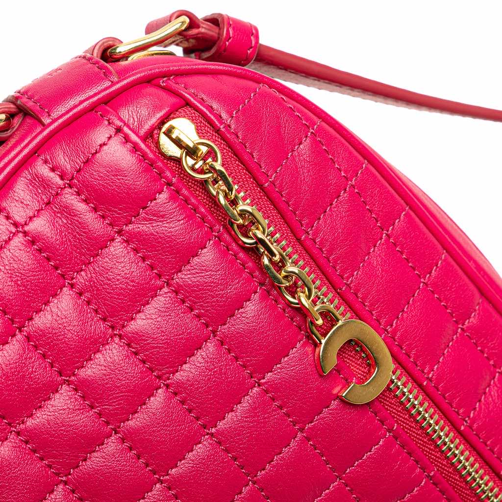 Celine Quilted Calfskin C Charm Crossbody - Image 11