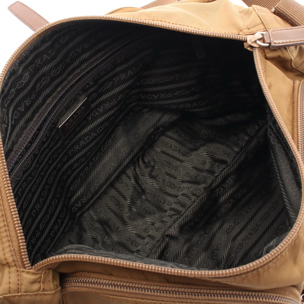 Prada Tessuto Zip Double Buckle Messenger Bag - 3