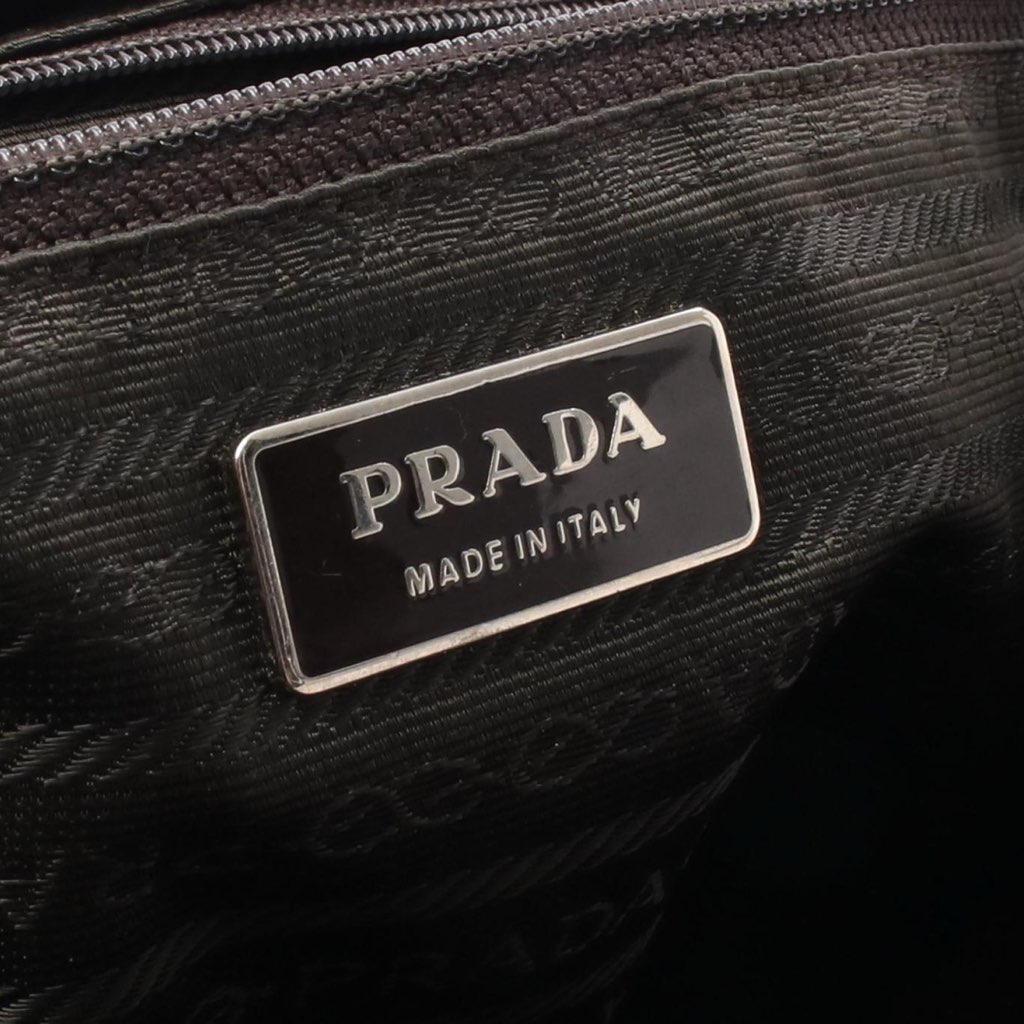 Prada Tessuto Zip Double Buckle Messenger Bag - 4
