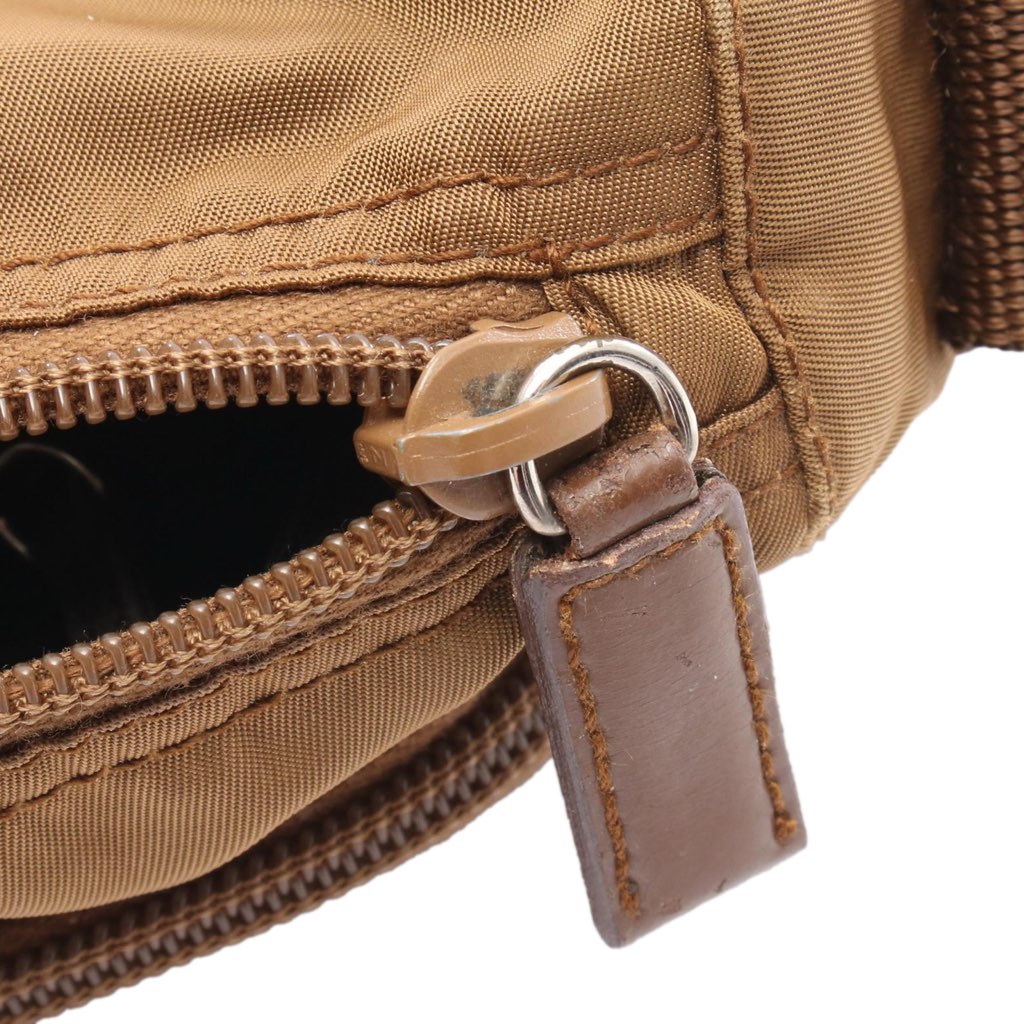 Prada Tessuto Zip Double Buckle Messenger Bag - 5