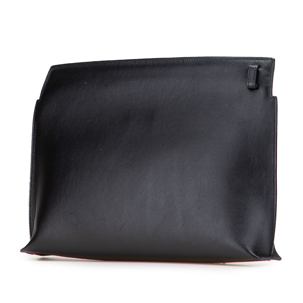 Loewe Leather Anagram T Clutch - Back view