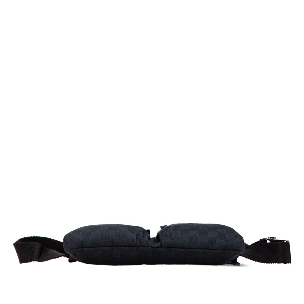 Gucci GG Canvas Double Pocket Belt Bag - 3