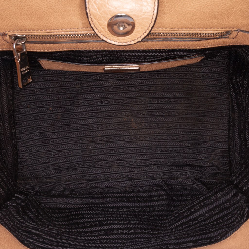 Prada Glace Calf Twin Pocket Satchel - 4