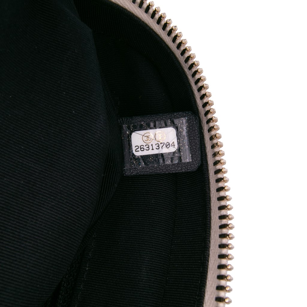 Chanel Calfskin Grosgrain Stitched Button Up Camera Case - Detail 1